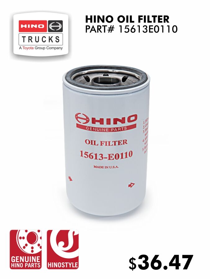 HINO OIL FILTER 15613E0110