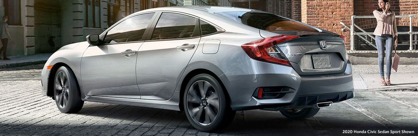 2020 Honda Civic Sedan side rear view