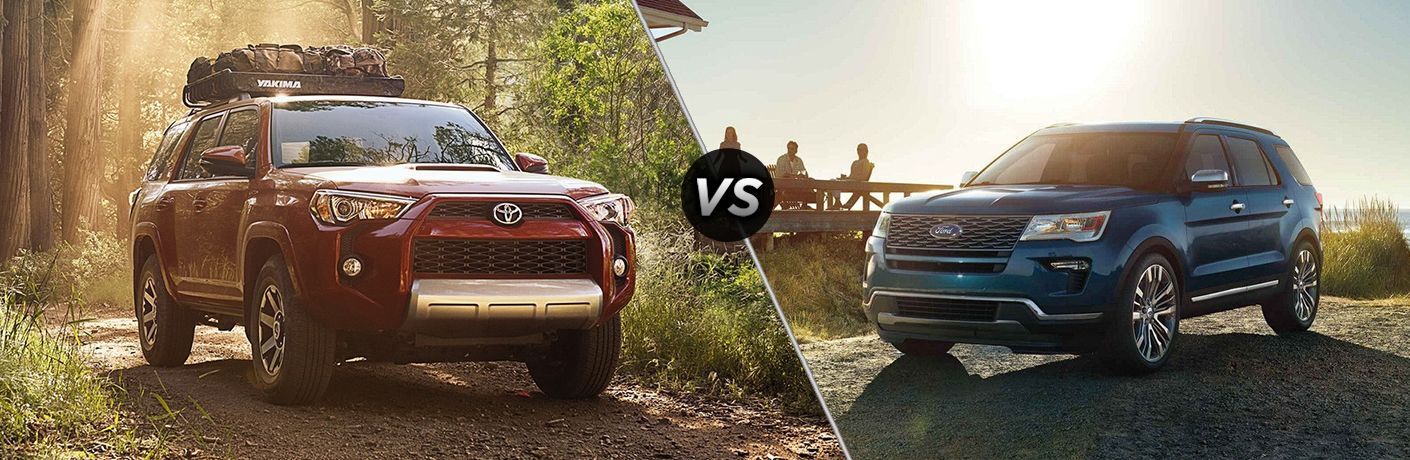 2018 Toyota 4Runner vs 2018 Ford Explorer