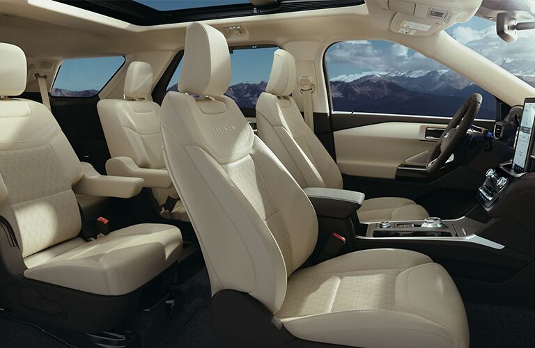 2021 Ford Explorer seating side view