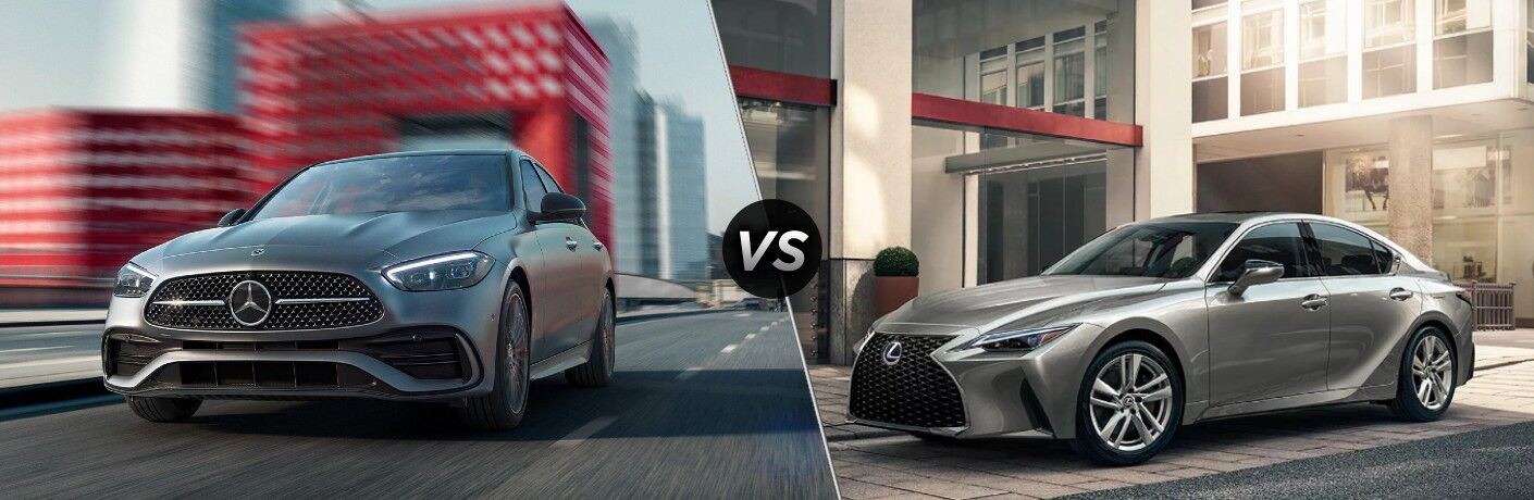 2023 Mercedes-Benz C-Class vs. 2023 Lexus IS model comparison