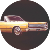 Classic Plymouth Vehicle Exterior Passenger Side Front