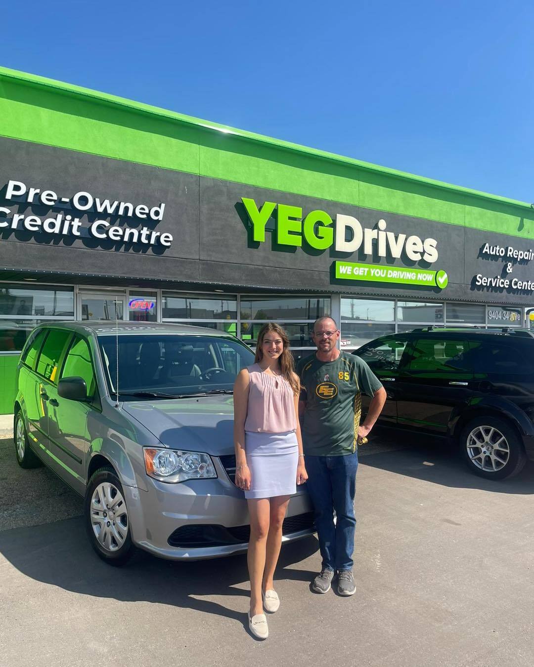 Happy Customers at YEG Drives