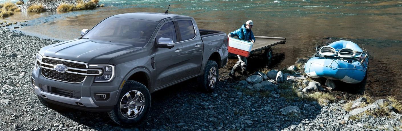 2024 Ford Ranger near a lake