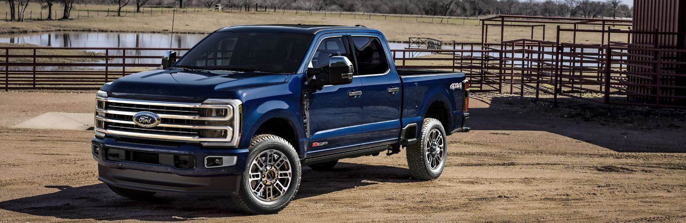 2025 Ford Super Duty on a farm