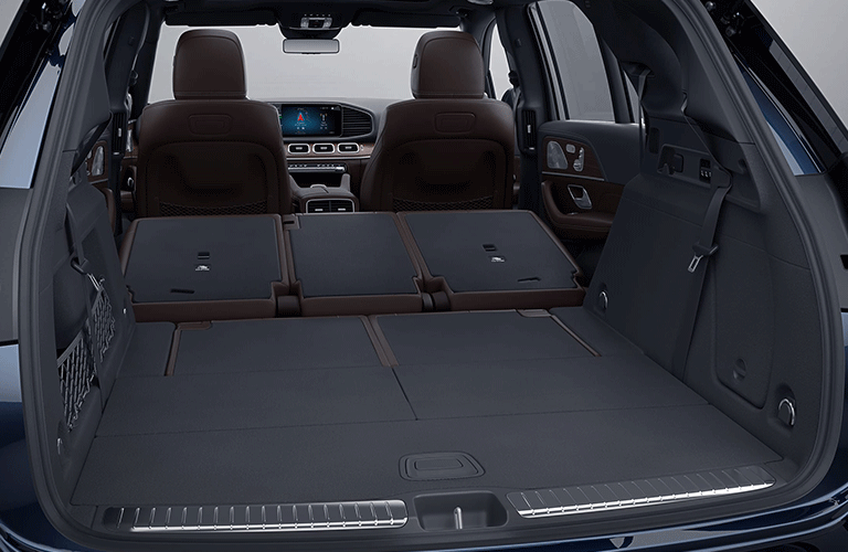 2021 MB GLE interior rear cabin cargo space