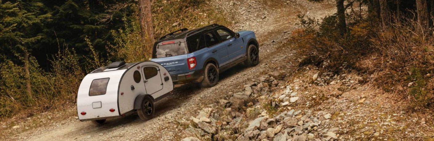2026 Ford Bronco Sport towing on an incline