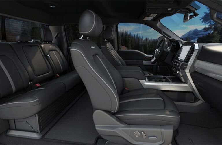 2022 Ford F-450 Super Duty Platinum seating