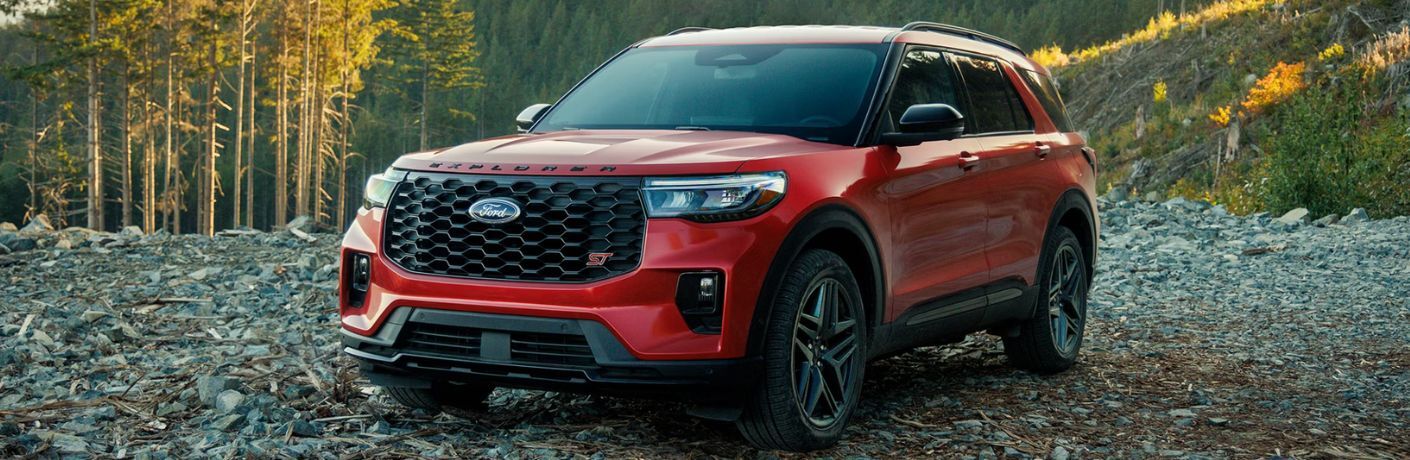 2026 Ford Explorer front and side view