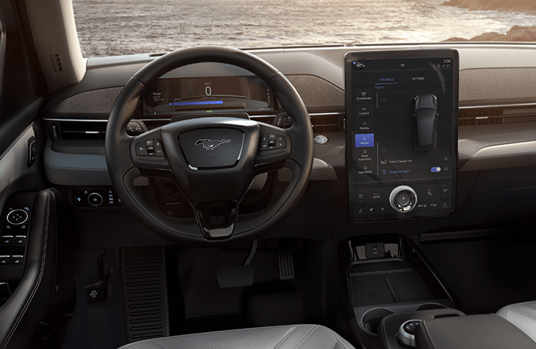 2022 Ford Mustang Mach-E Select steering wheel