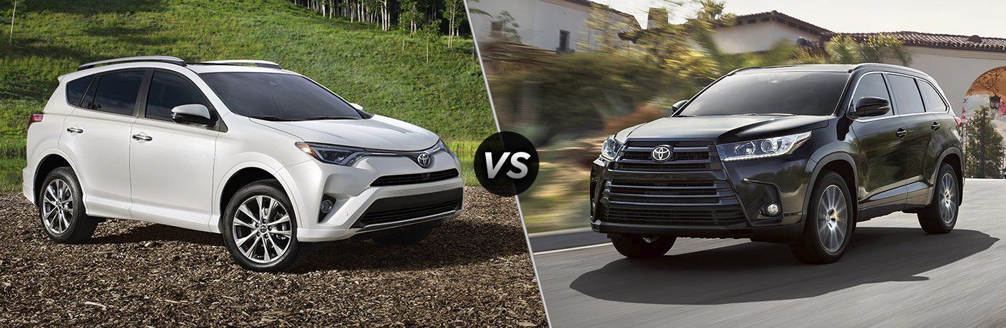 2017 Toyota Rav4 Vs Highlander At Heritage 2017 Toyota Rav4 Vs Highlander