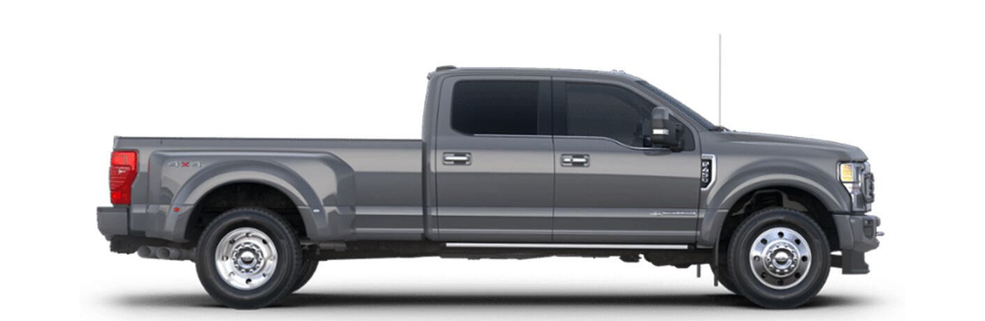 2021 Ford F-450 Limited side view on white