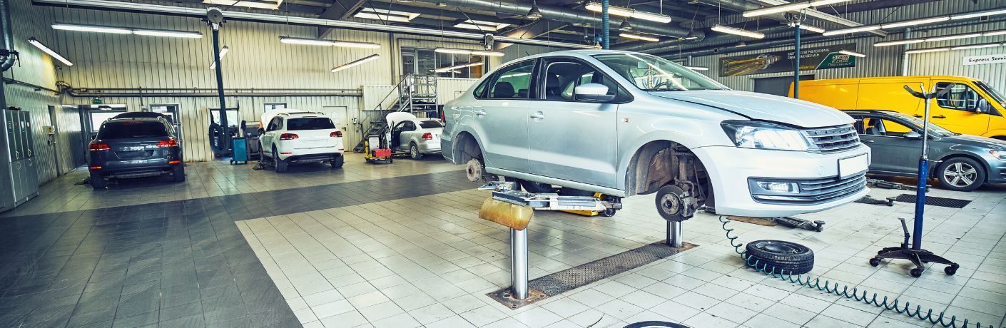 Vehicles at a Service Station