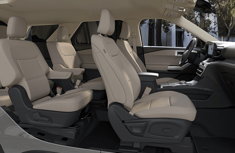 2023 Ford Explorer XLT seating side view
