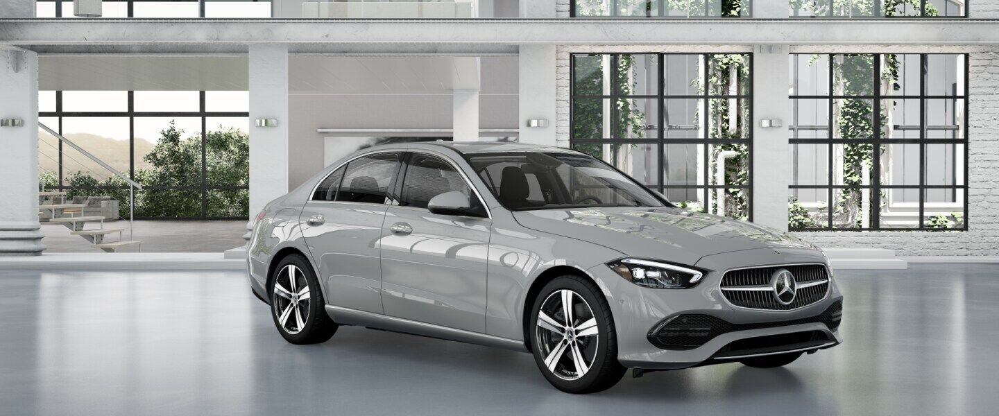 Alpine Grey 2025 Mercedes-Benz C-Class Sedan exterior