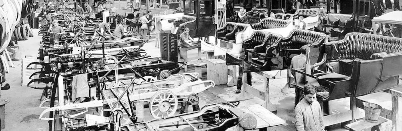 A Mercedes-Benz factory