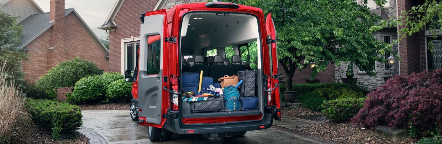 2026 Ford Transit rear cargo space