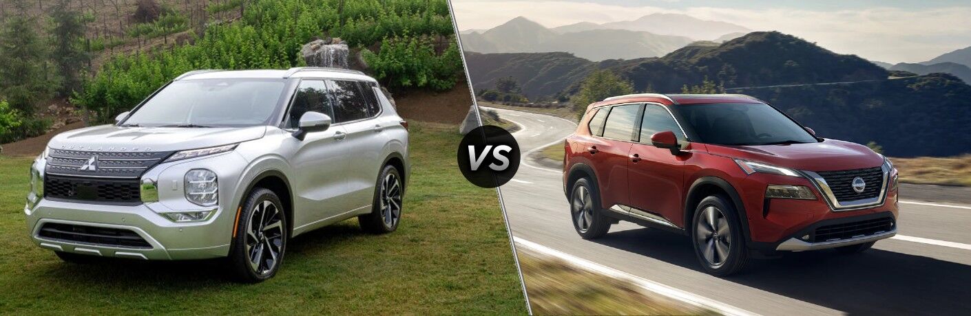 2023 Mitsubishi Outlander vs. 2023 Nissan Rogue model comparison