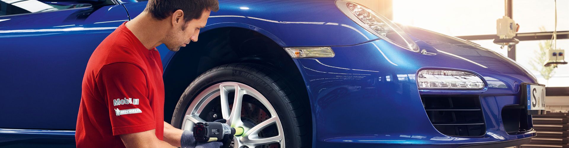 Mechanic holding a spanner