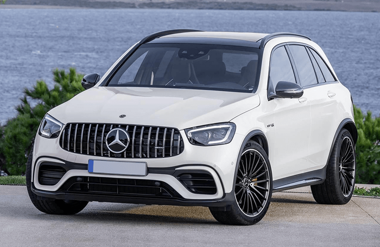 2022 Mercedes-AMG® GLC white front view