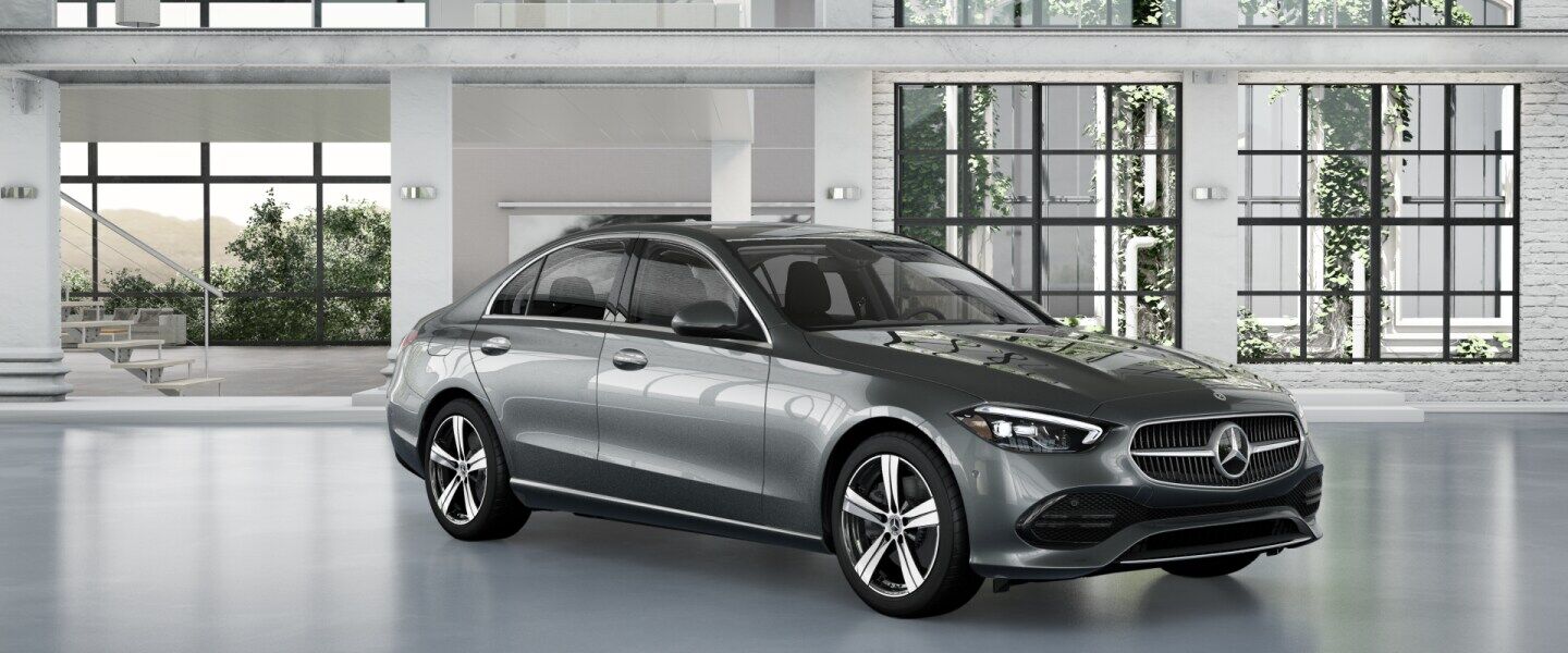 Selenite Grey 2025 Mercedes-Benz C-Class Sedan exterior