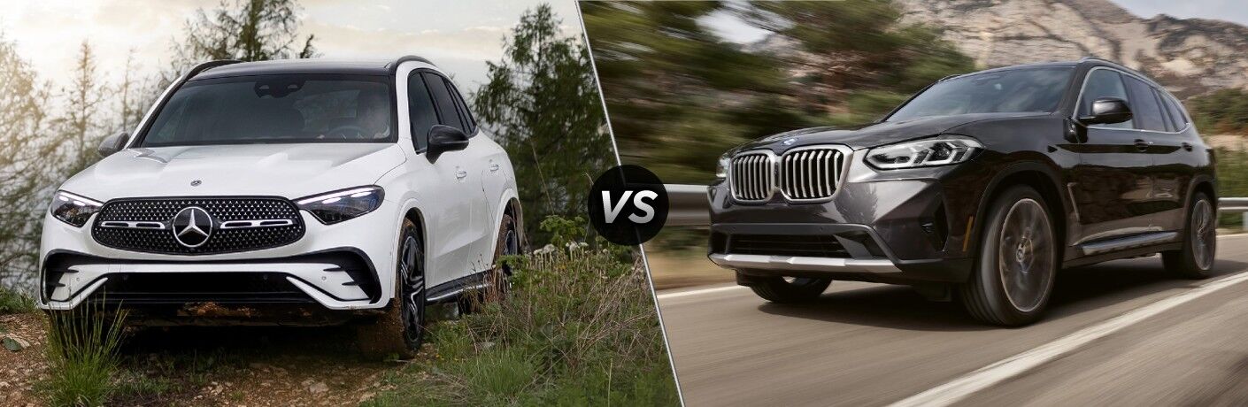 2023 Mercedes-Benz GLC vs. 2023 BMW X3 model comparison