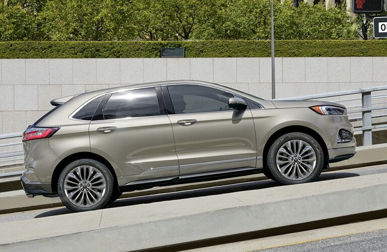 2020 Ford Edge driving up hill