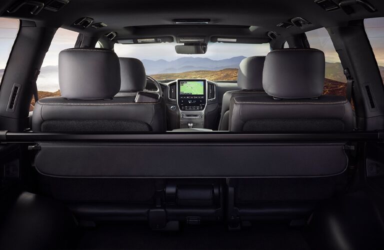 2021 Toyota Land Cruiser interior view form the back