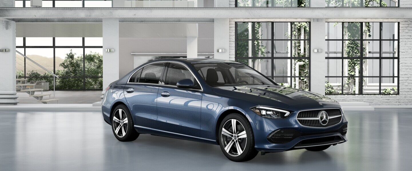 Twilight Blue 2025 Mercedes-Benz C-Class Sedan exterior