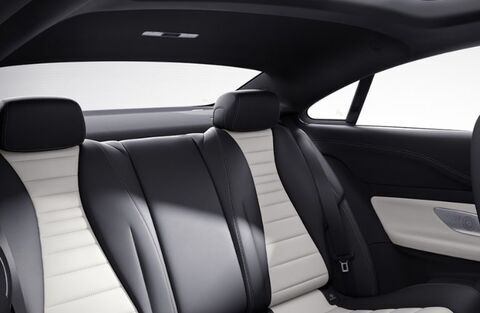 2022 Mercedes-Benz E-Class coupe rear seats