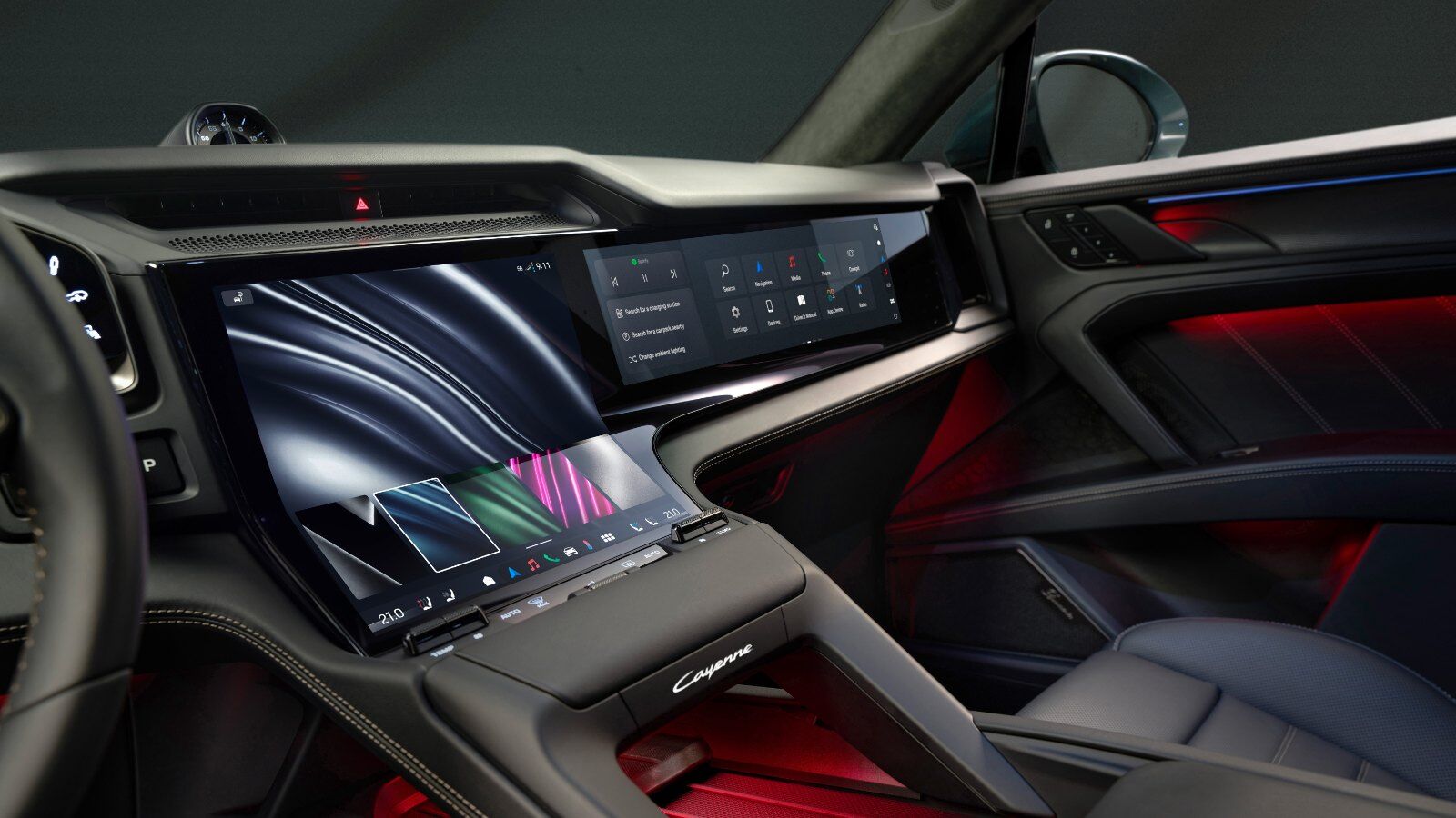 Porsche Cayenne Electric interior dashboard