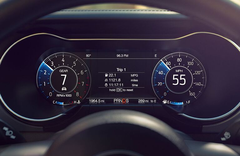 Driver Information Display inside 2019 Ford Mustang