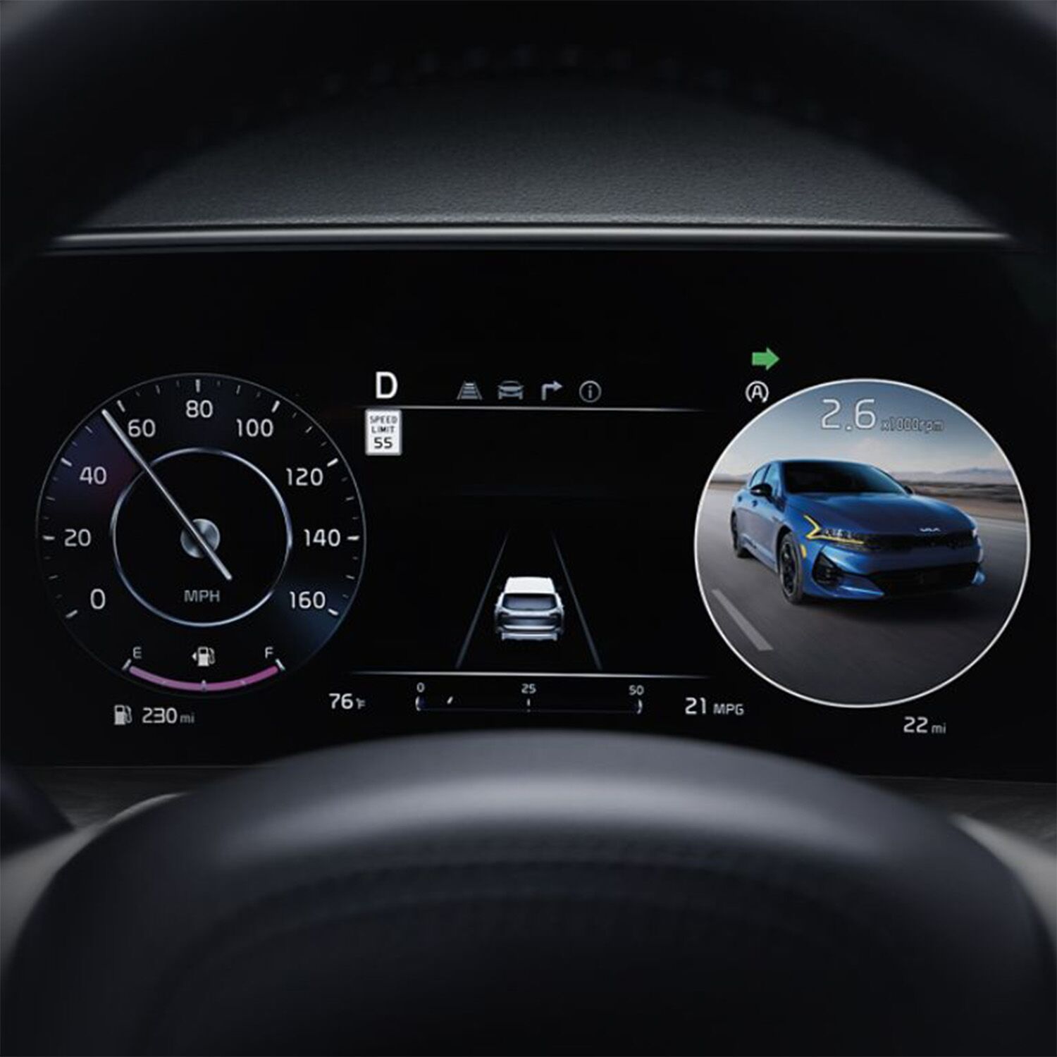 2024 Kia Telluride Blind-Spot View Monitor