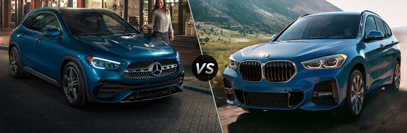 2022 GLA Vs 2022 BMW X1