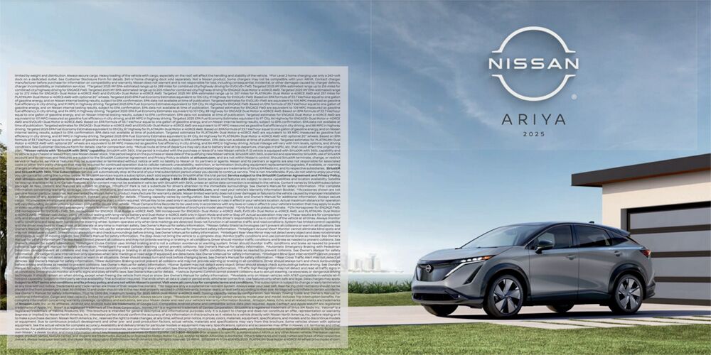 Model Brochure Nissan ARIYA®
