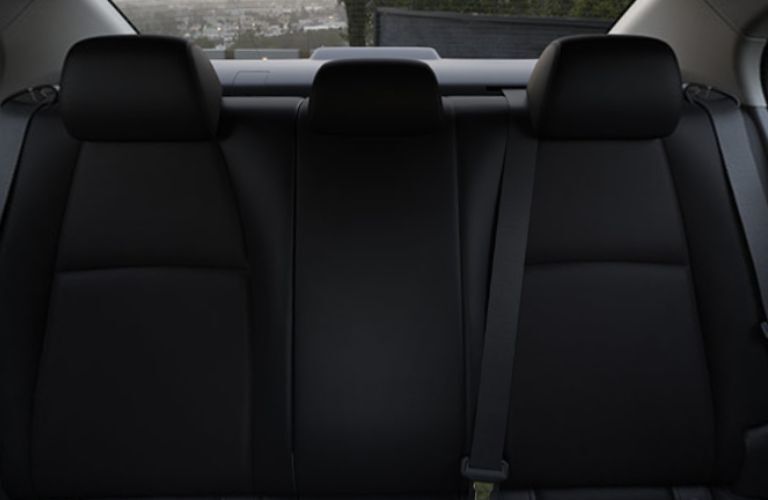 rear seat view of the 2024 Mazda3 Sedan 2.5 S