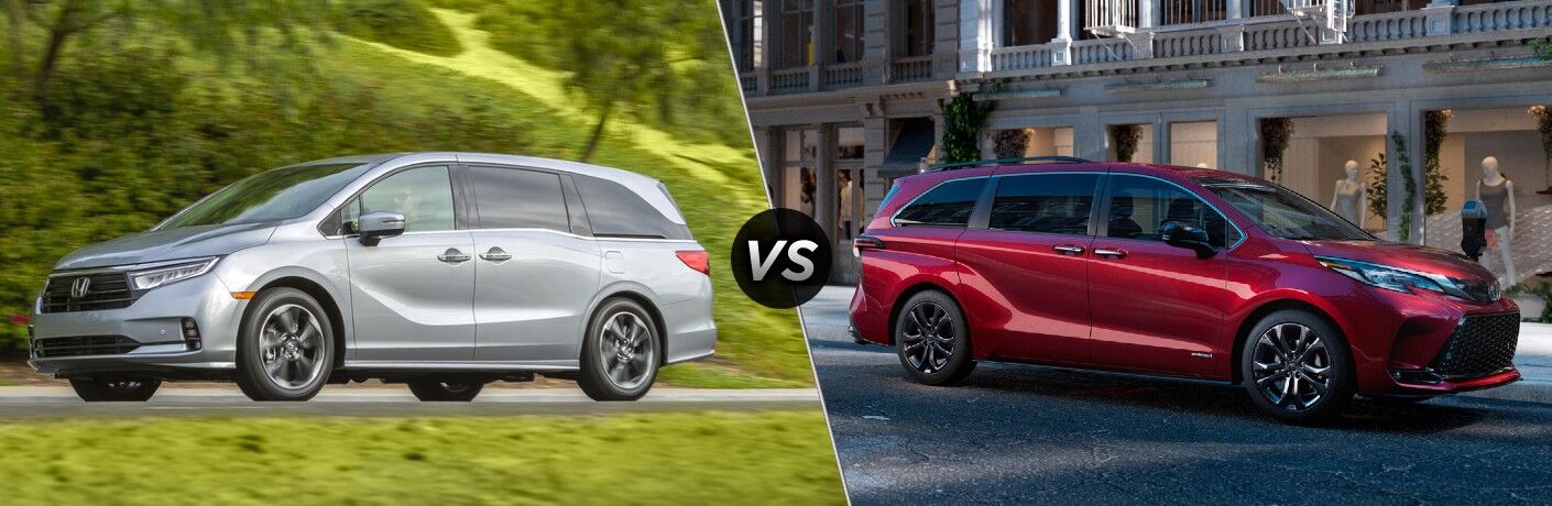 2021 Honda Odyssey vs 2021 Toyota Sienna