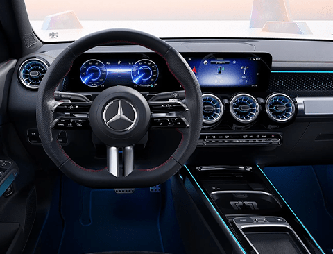 GLB 250 GLB 250 Pinnacle Trim, MB-Tex/microfiber, and Illuminated Star Pattern trim