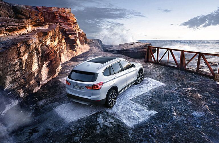 2017 BMW X1 in rugged terrain