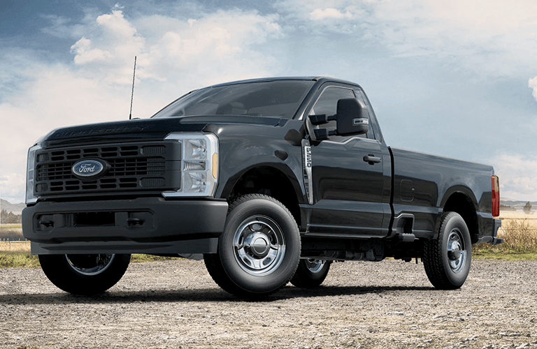 2024 Ford Super Duty front and side view
