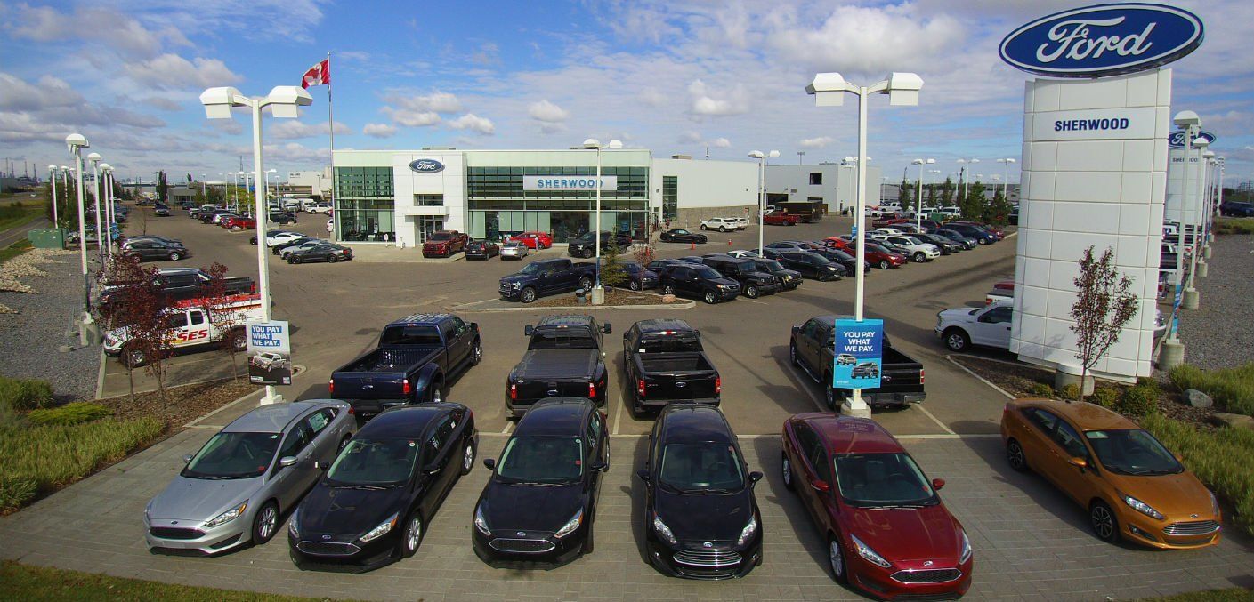 Ford dealership in Sherwood Park, AB