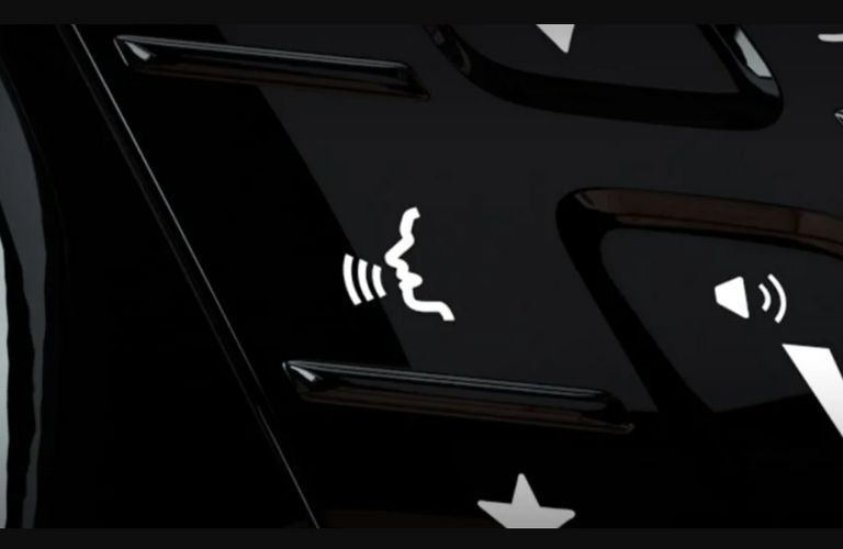 voice command button of a Mercedes-Benz