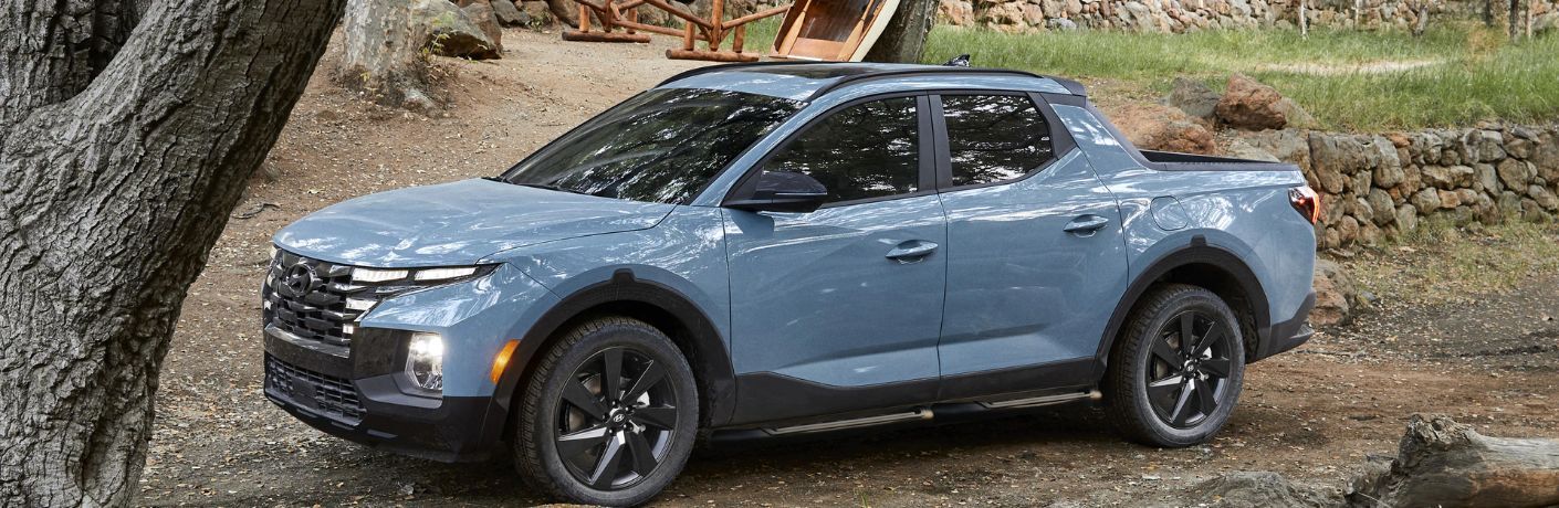 front quarter view of the 2024 Hyundai Santa Cruz