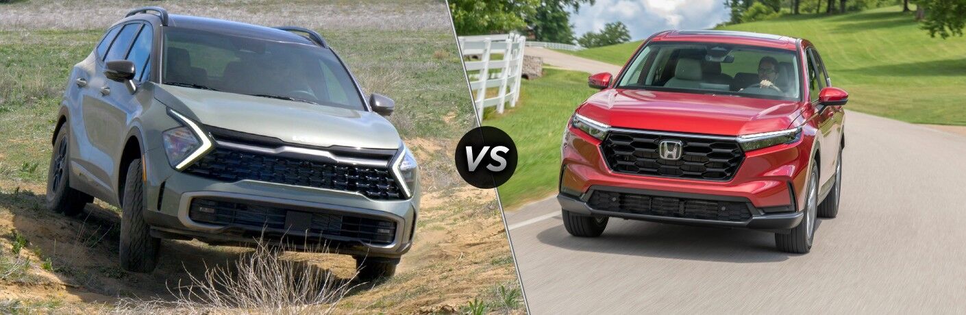 2023 Kia Sportage vs. 2023 Honda CR-V model comparison