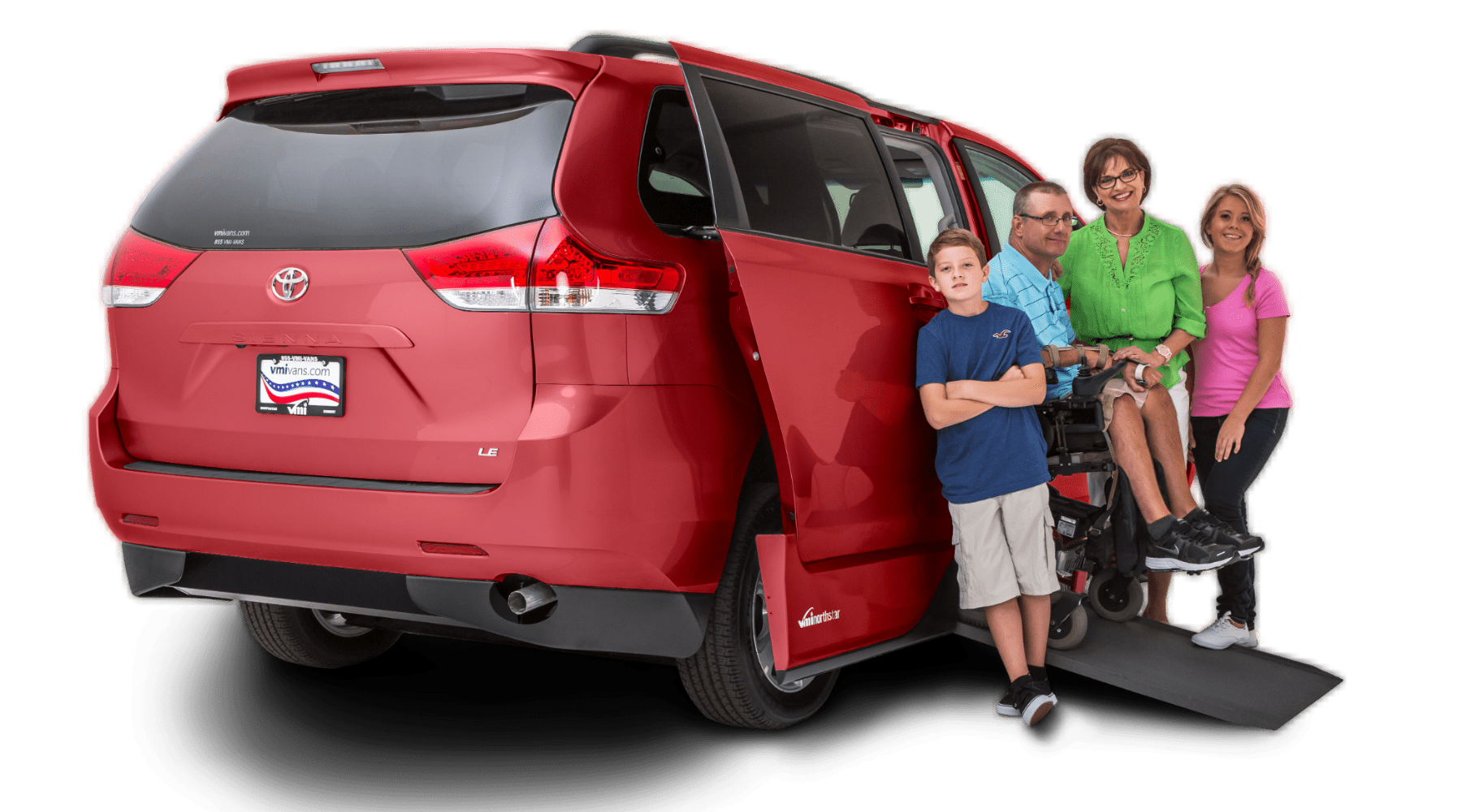 VMI Toyota Sienna Hybrid Conversion Aero Mobility of Anaheim, CA