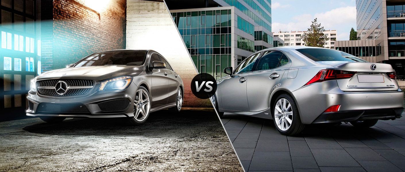 2017 Mercedes-Benz CLA vs 2017 Lexus IS