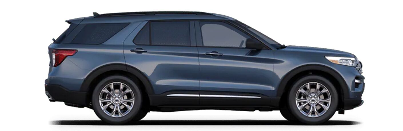 Side view of the 2022 Ford Explorer