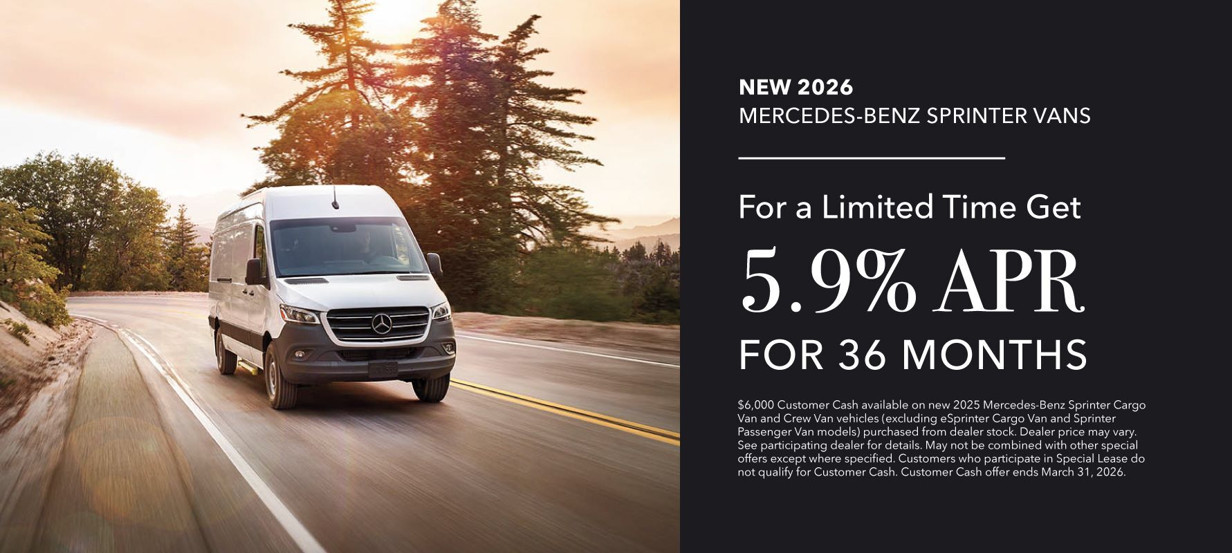 5.9% APR 2026 Sprinter