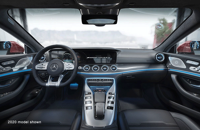 2022 MB GT interior steering wheel dashboard