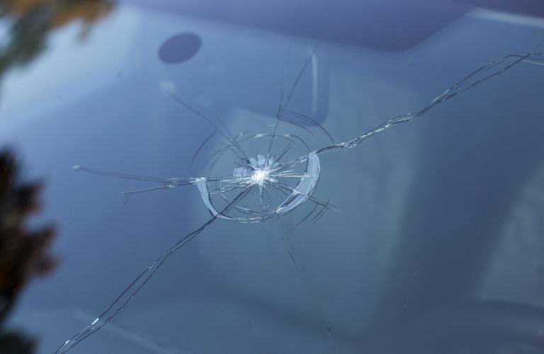 chipped windshield